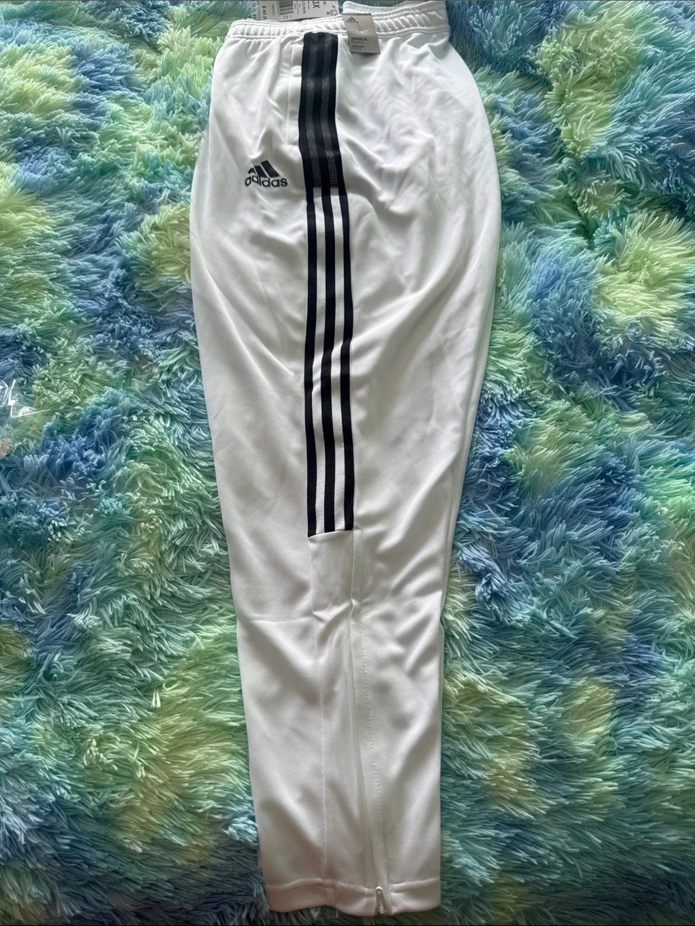 adidas White Tiro TK Pants - Women's 3X - Picture 1 of 3